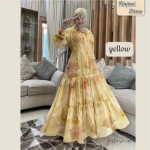 Gamis Terbaru 2024 Simple Elegan Rinjani Dress Size L