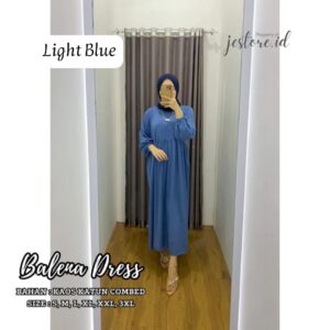 Gamis Kaos Terbaru Balena Midi Dress Size L